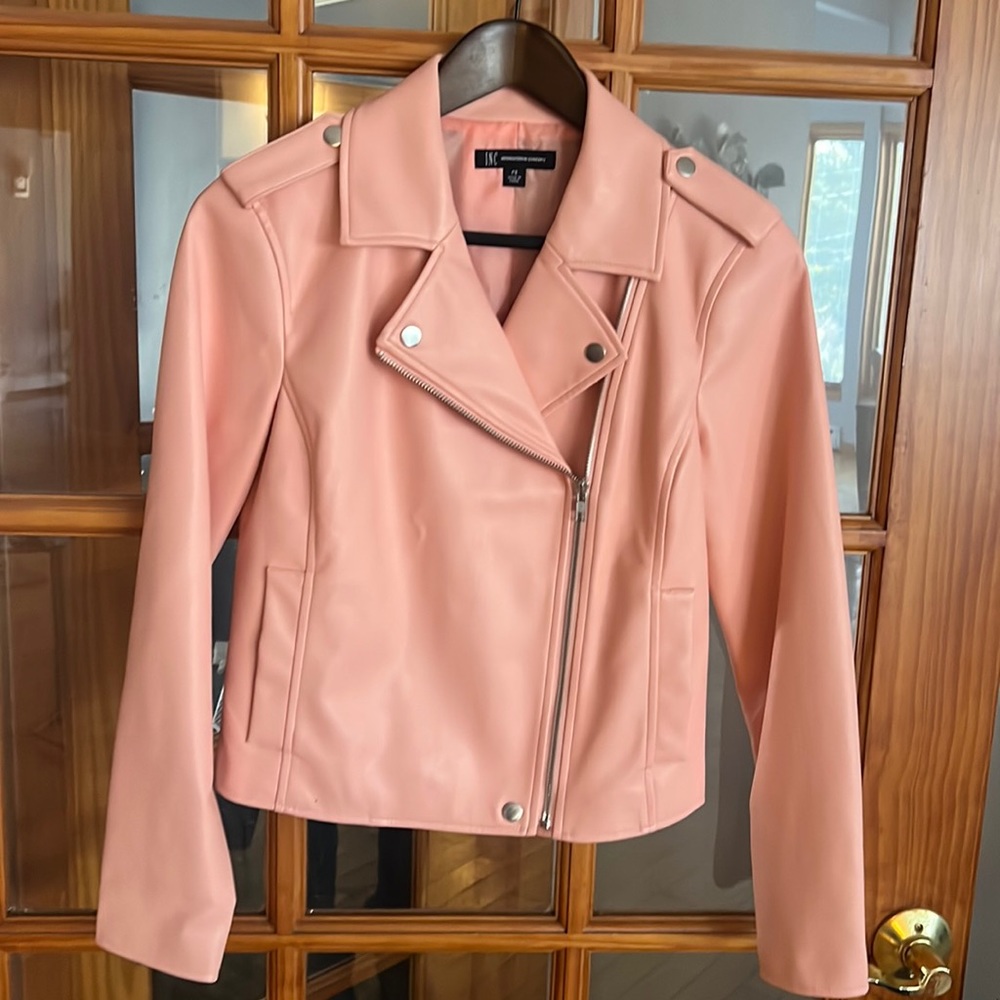 Excellent condition pleather moto jacket